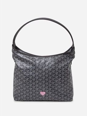 Goyard 2023 Goyardine Boheme Hobo Grey